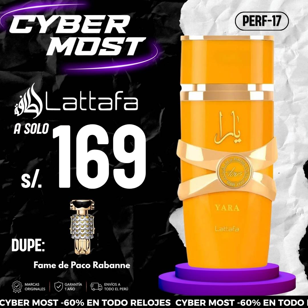 Perfume Yara Tous PERF-17 By Lattafa EDP 100ml