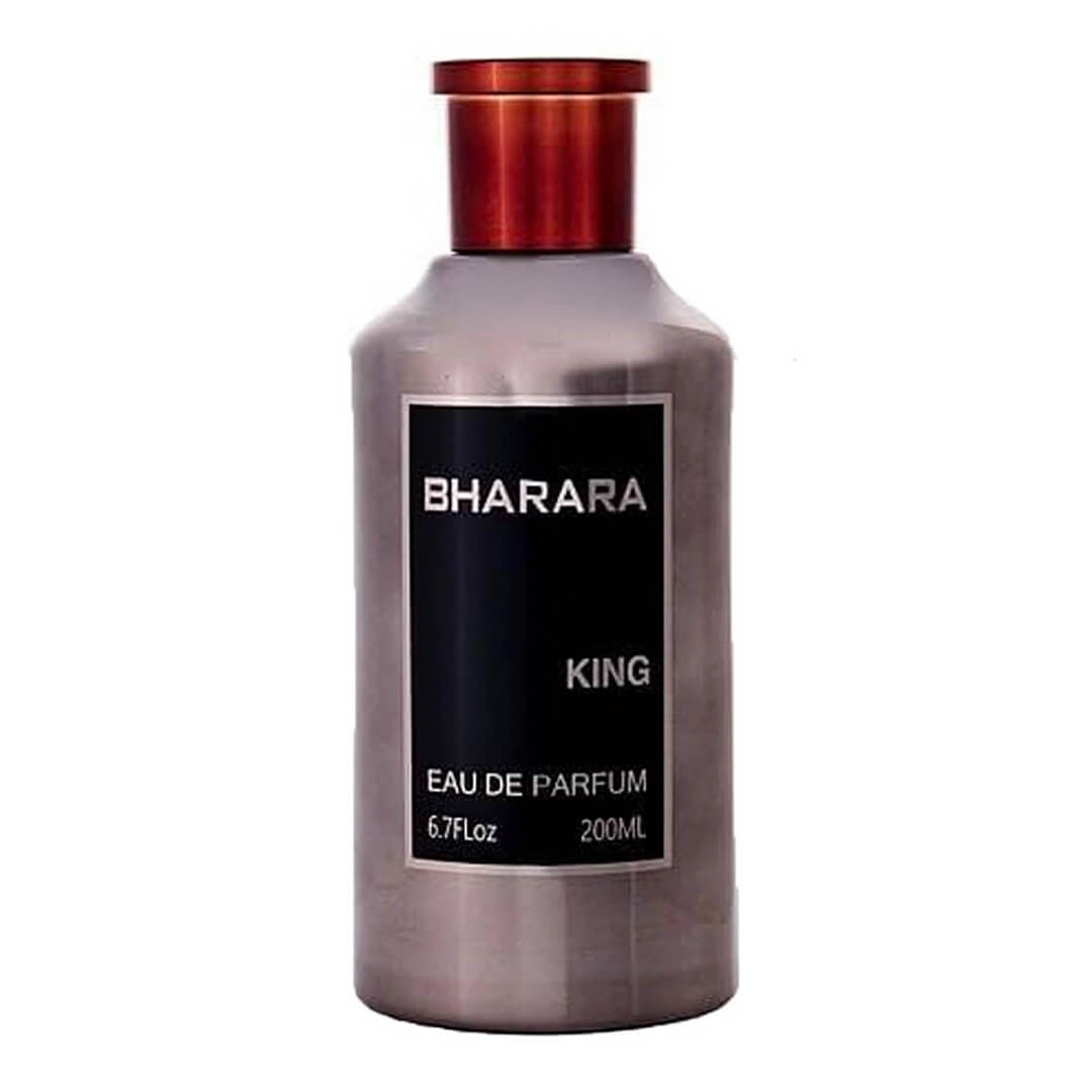 Fragancia BHARARA KING EDP 200ML para hombres, aroma aromático, elegante y sofisticado.