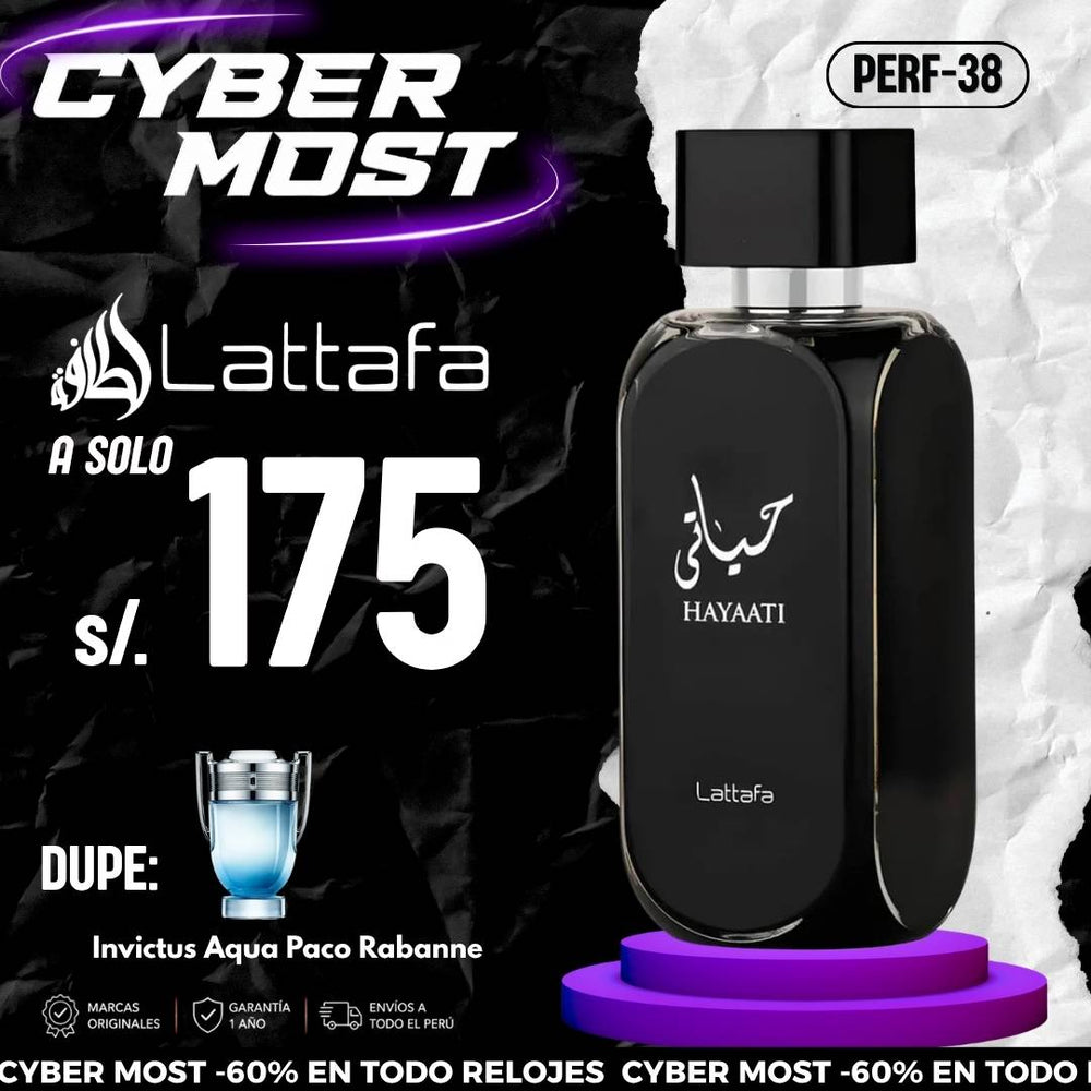 Perfume Hayaati PERF-38 By Lattafa EDP 100ml