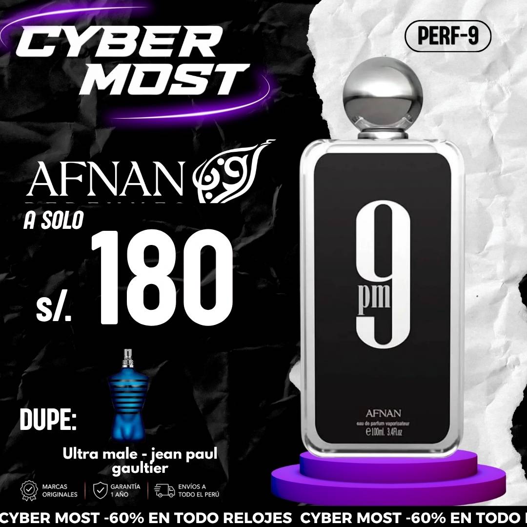 Perfume 9PM PERF-9 By Afnan 100ml