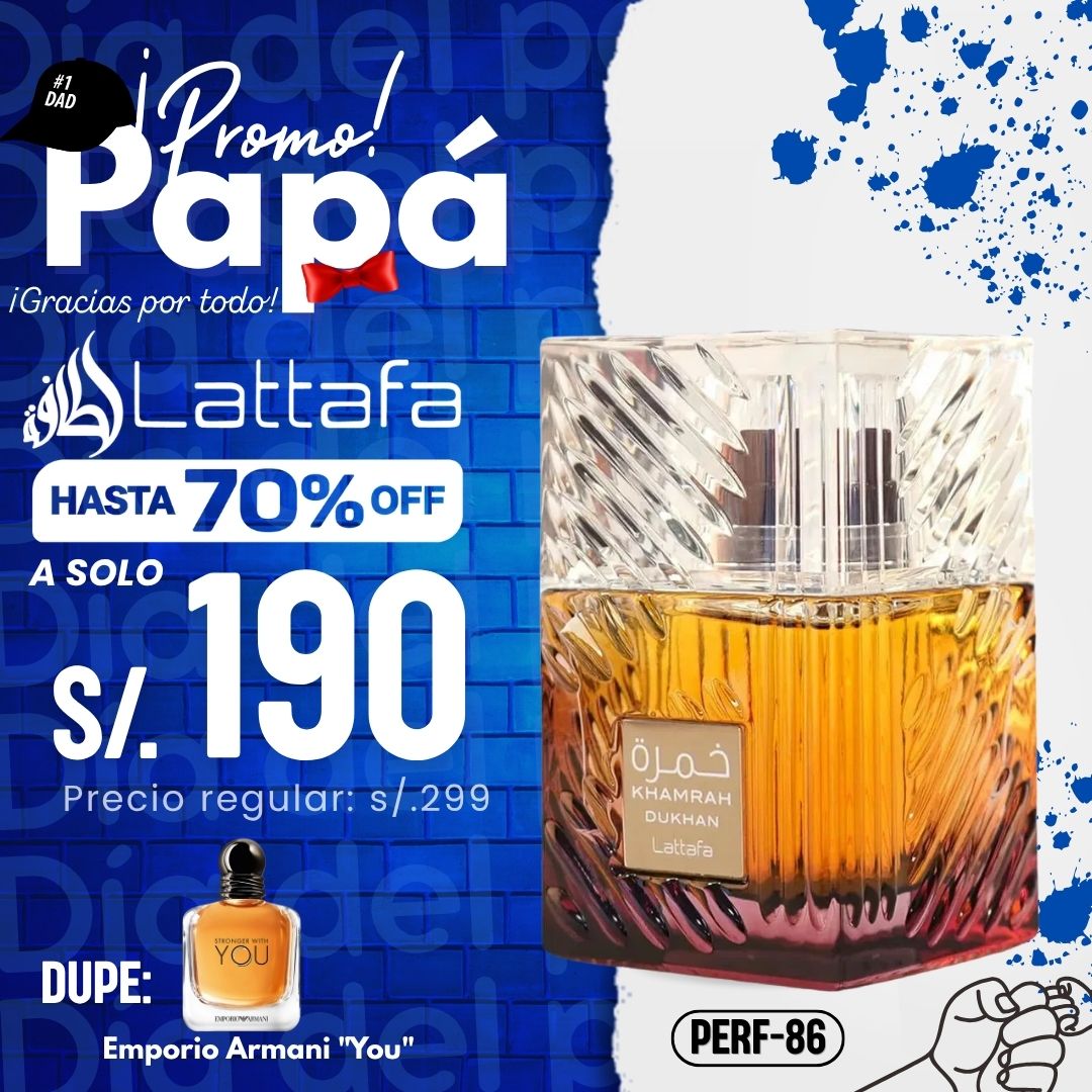 Perfume Khamrah Dukhan PERF-86 By Lattafa 100ml