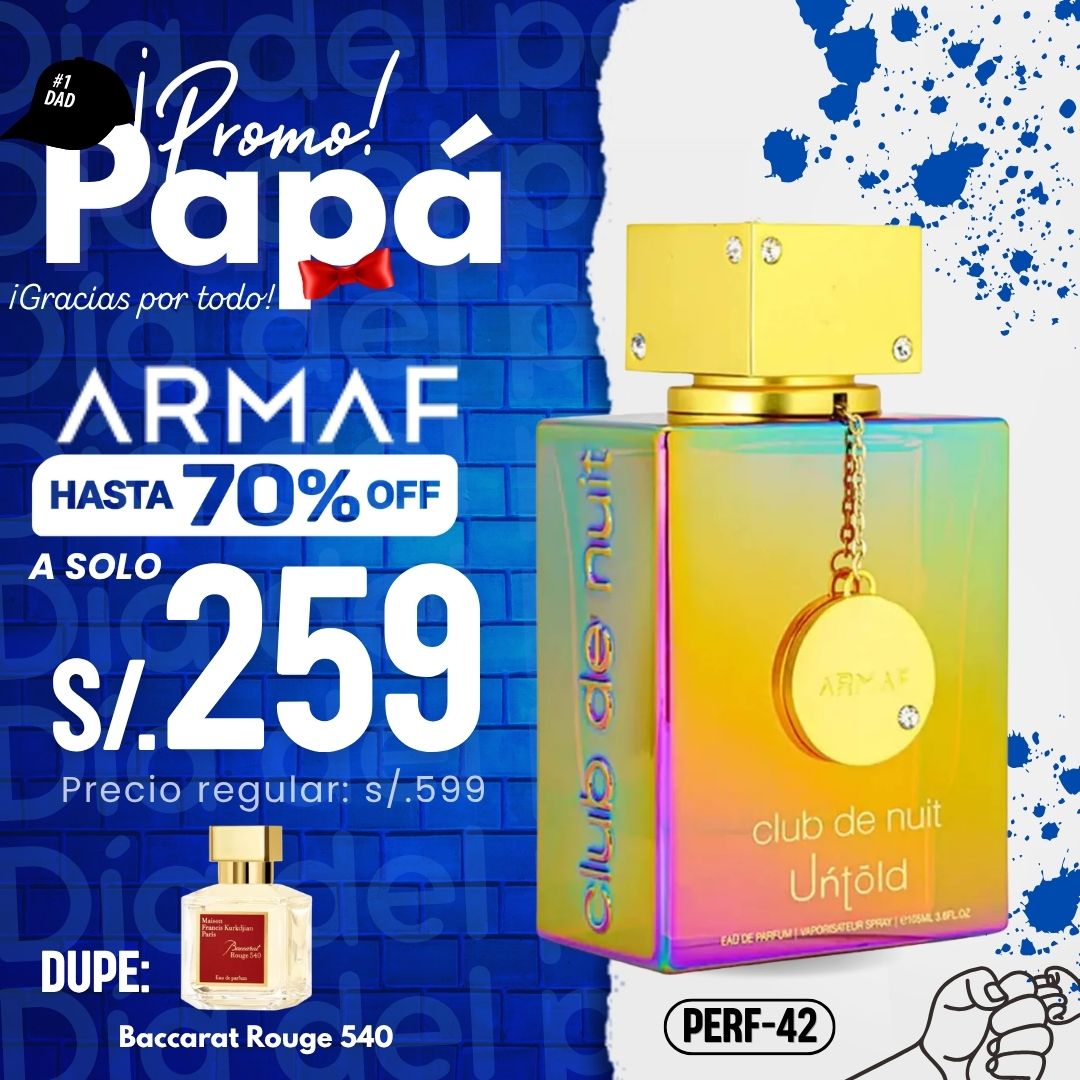 Perfume Club de Nuit Untold PERF-42 By Armaf 105ml