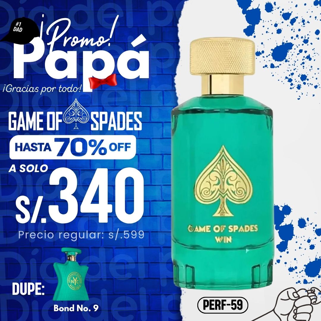 Perfume Game Of Spades Win PERF-59 By Jo Milano 100ml