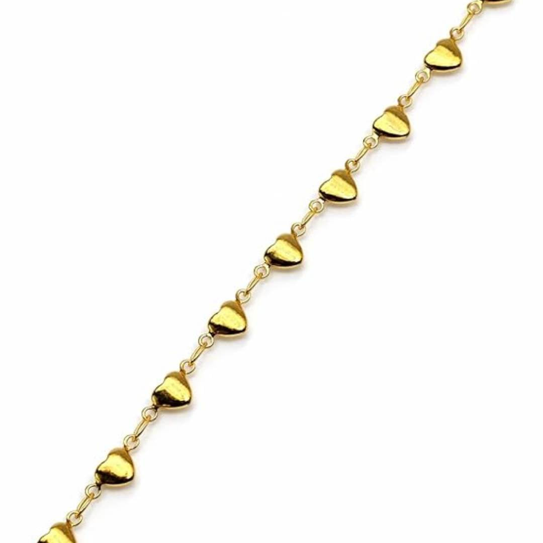 Pulsera Corazón JOY-M-4 Acero Mujer Dorado