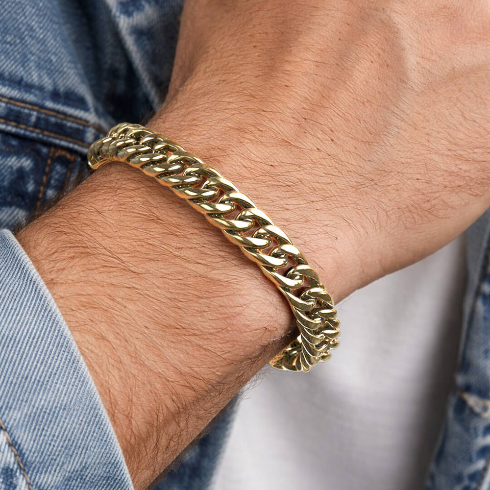 Pulsera Invicta Elements 80802 Hombre Acero Dorado