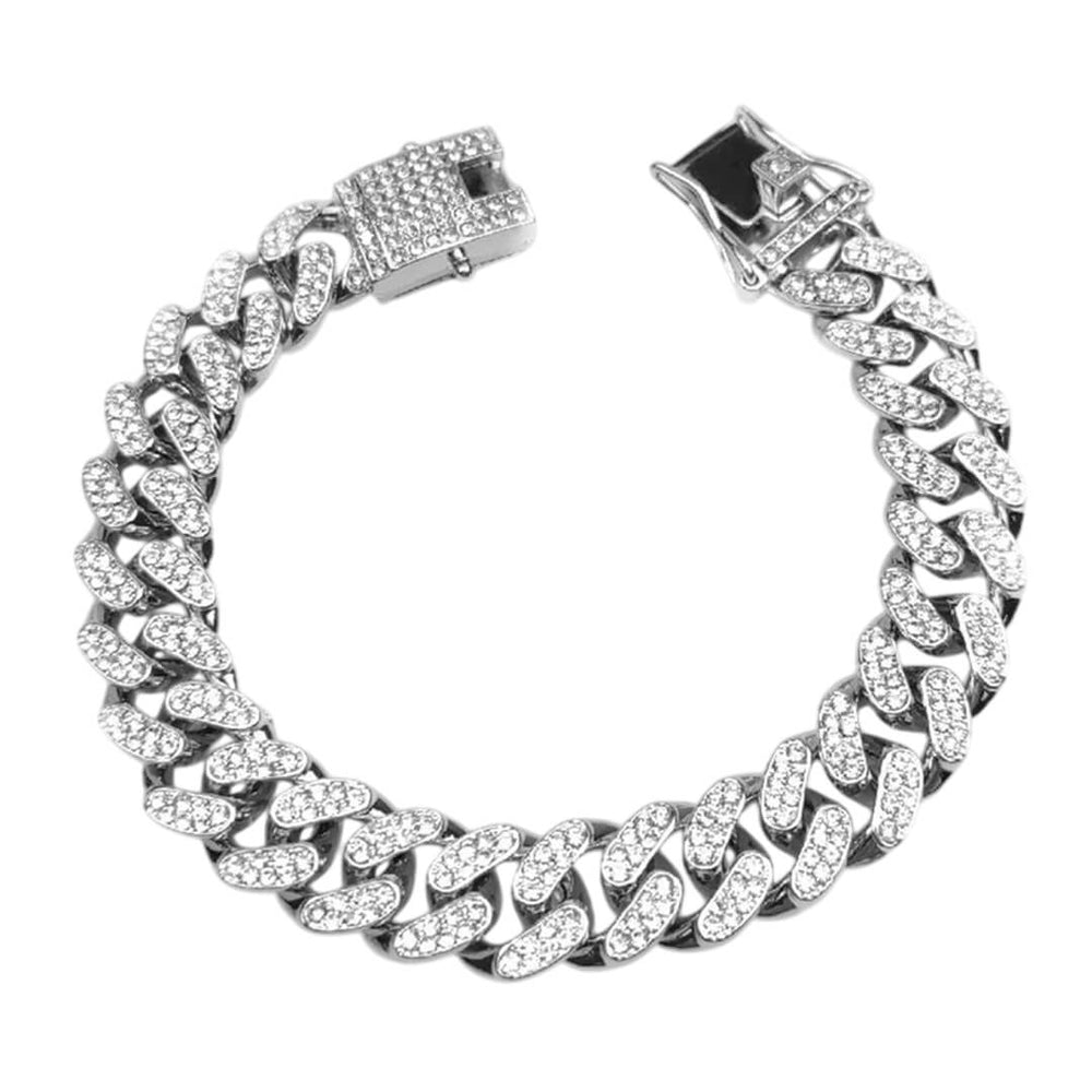 Pulsera Ice Zircon JOY-11 Acero Plateado