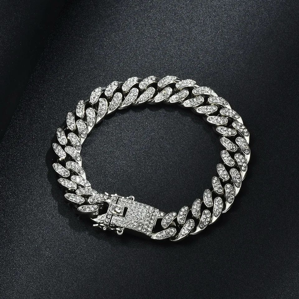 Pulsera Ice Zircon JOY-11 Acero Plateado