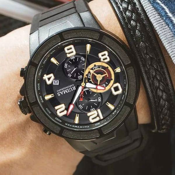 RELOJ RUIMAS SILICONA NEGRO RUI-15