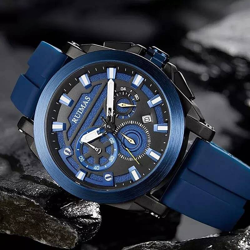 RELOJ RUIMAS SILICONA BLUE RUI-17