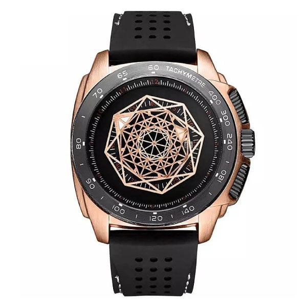 RELOJ RUIMAS SILICON ESTRELLA DORADO RUI-28