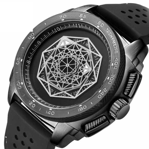 RELOJ RUIMAS SILICON ESTRELLA NEGRO RUI-29