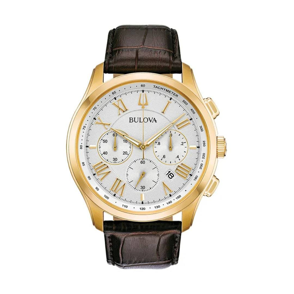 Reloj Bulova Wilton 97B169 Hombre Cuero Marron