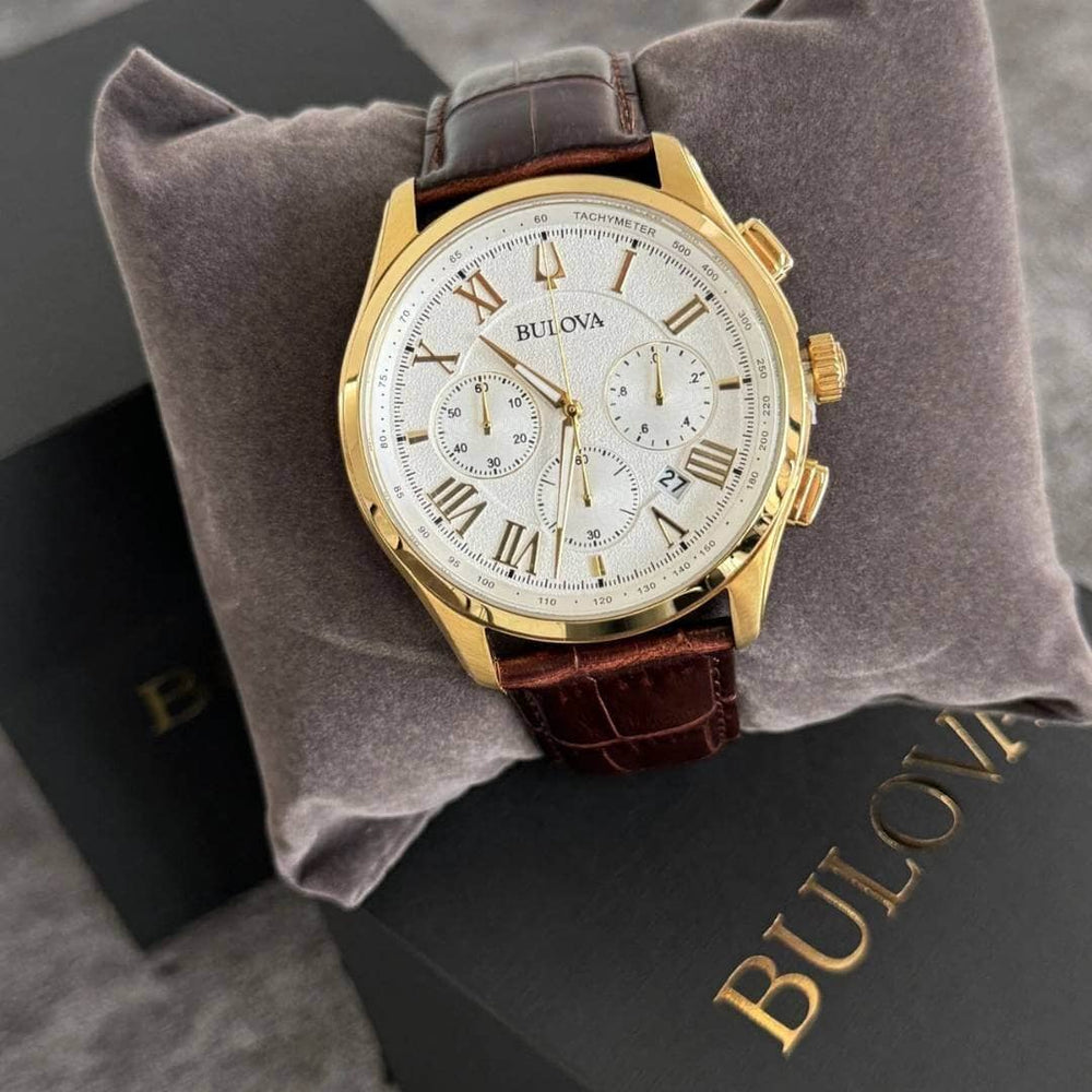 Bulova Wilton 97B169 reloj automático para hombre con cristal de zafiro y diseño clásico.