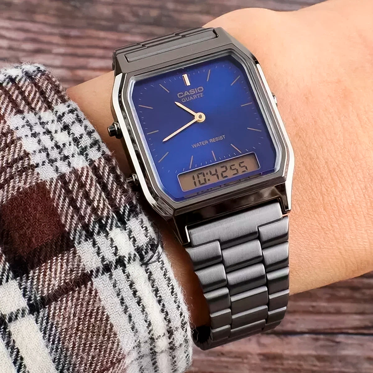 Reloj Casio AQ-230GG-2A Hombre Acero Gris | CAS-7