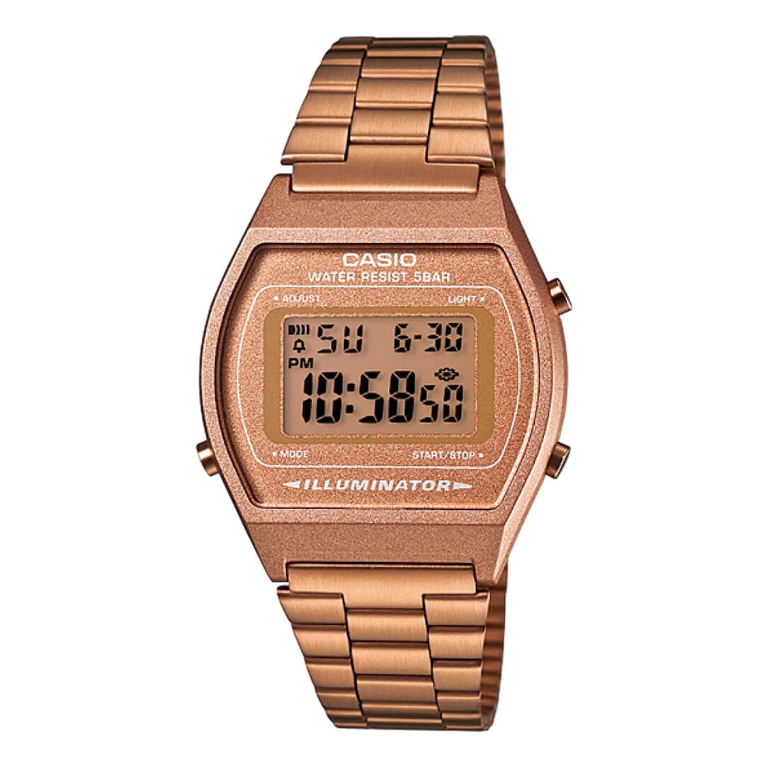 Reloj Casio B640WC-5AD Mujer Acero Oro Rosa | CAS-M-6