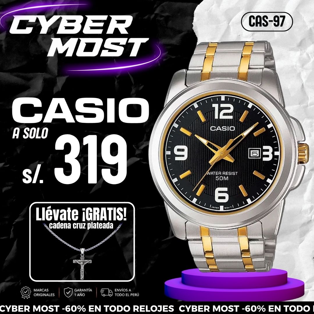 Reloj Casio MTP-1314SG-1AVDF Hombre Acero Plateado