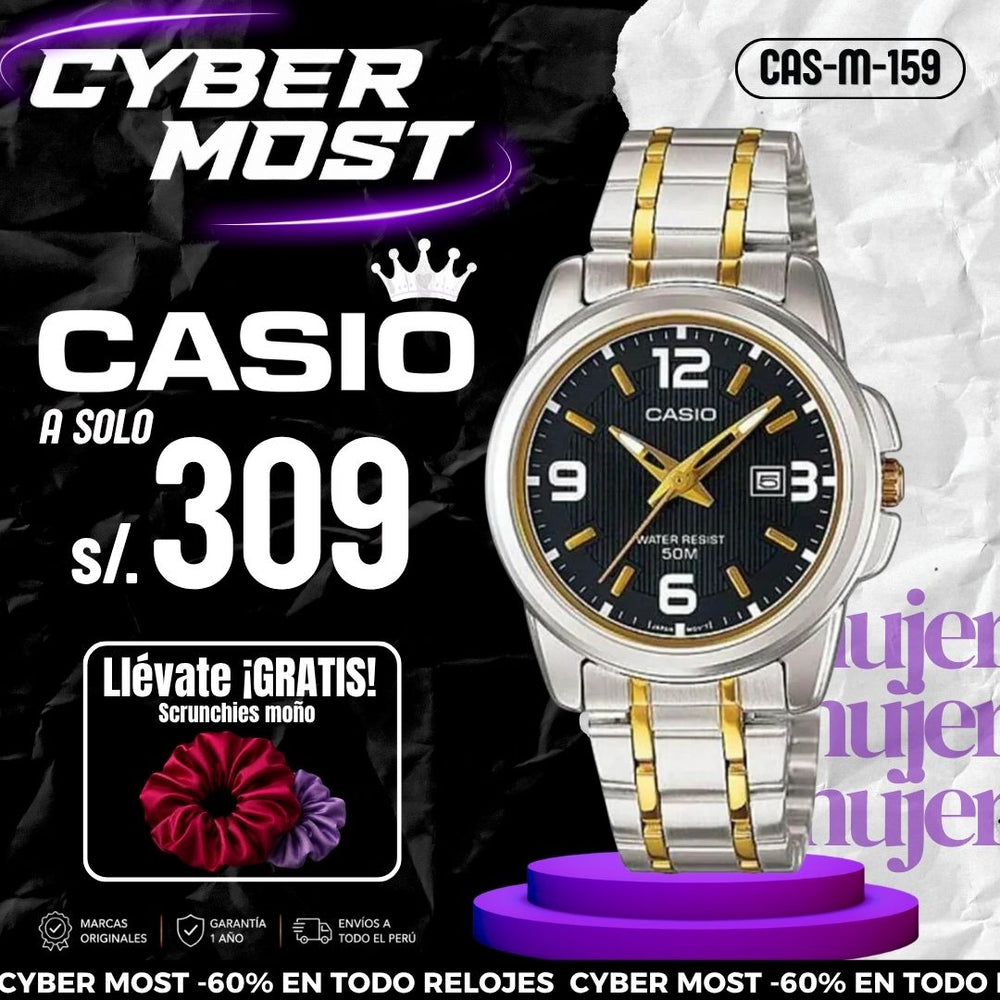 Reloj Casio LTP-1314SG-1A Mujer Acero Plateado