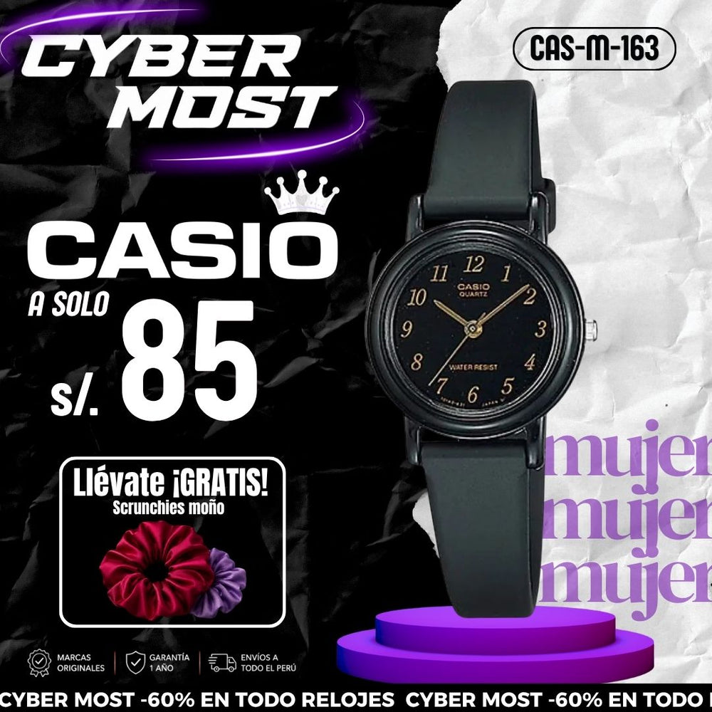 Reloj Casio LQ-139AMV-1L Mujer Resina Negro