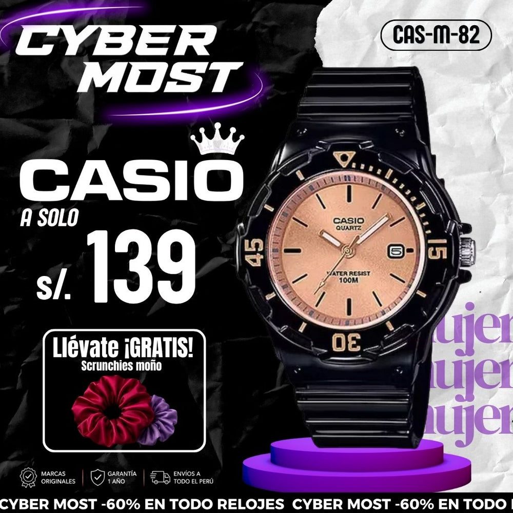 Reloj Casio LRW-200H-9E2VDF Mujer Resina Negro