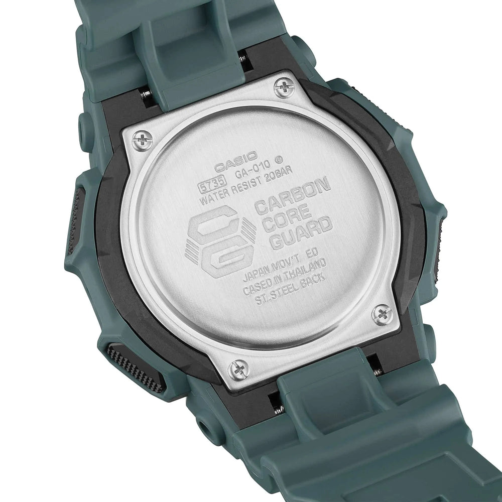 Casio G-Shock GA-010-2A analógico digital con estructura Carbon Core Guard.