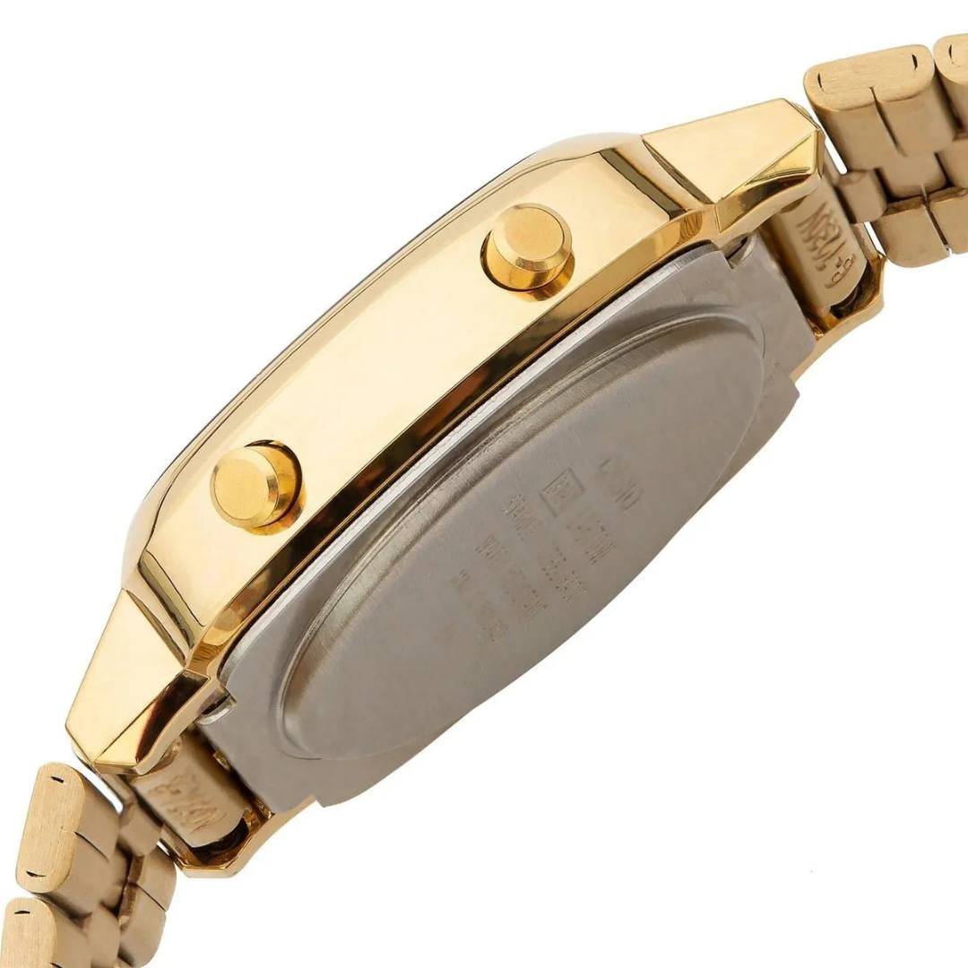 Vista lateral del Reloj Casio LTP-1275SG-7B, con detalles especificos.