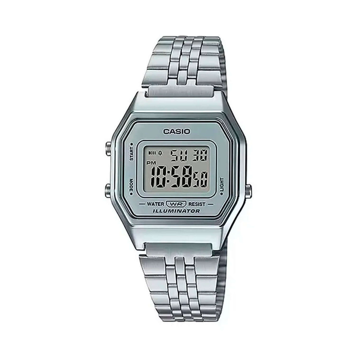 Reloj Casio LA680WA-7DF Mujer Acero Plateado | CAS-M-98
