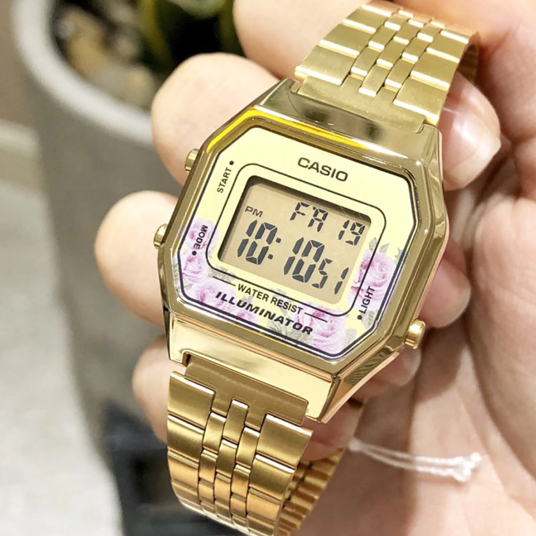 Casio LA680WGA-4CDF vintage dorado para mujer
