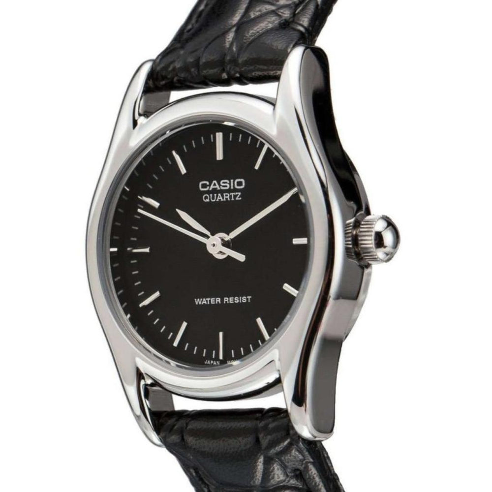 Reloj Casio LTP-1094E-1, estilo elegante y minimalista para mujer.