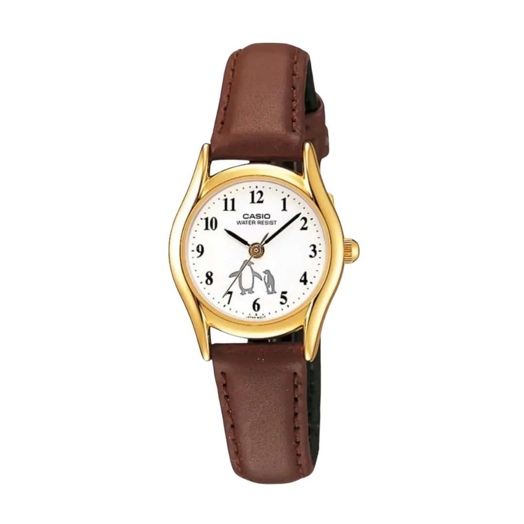 Reloj Casio LTP-1094Q-7B6RDF Mujer Cuero Marrón | CAS-M-96