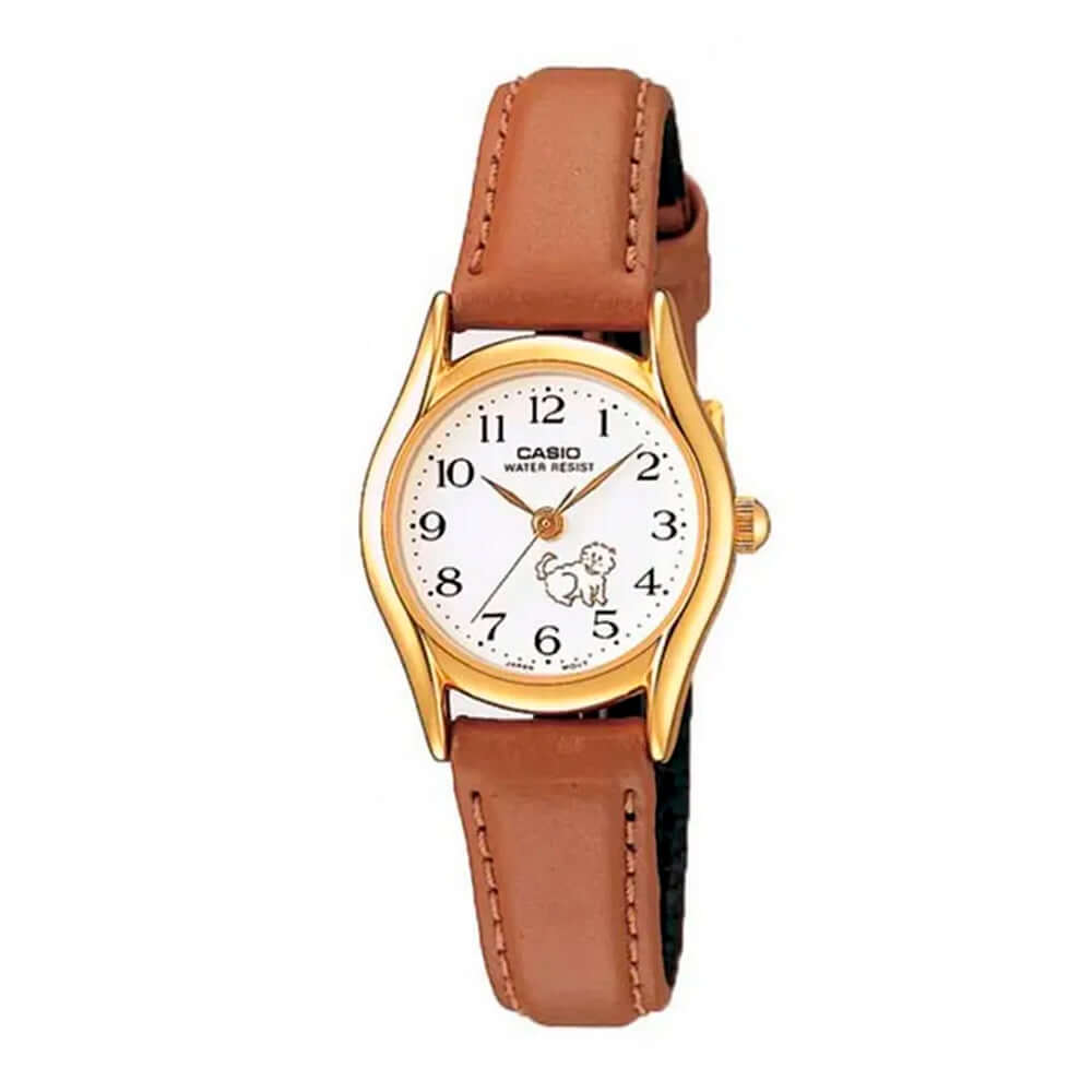 Reloj Casio LTP-1094Q-7B7RDF Mujer Cuero Marrón | CAS-M-97