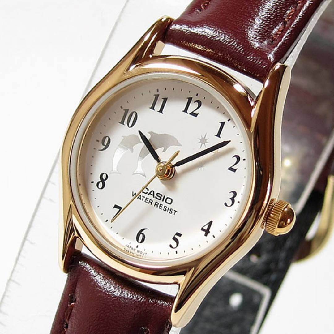 Reloj Casio LTP-1094Q-7B9 Mujer Cuero Marrón | CAS-M-142