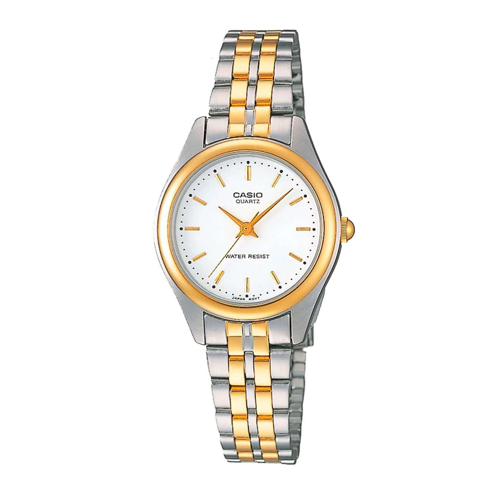 Reloj Casio LTP-1129G-7ARDF Mujer Acero Plateado Dorado | CAS-M-93