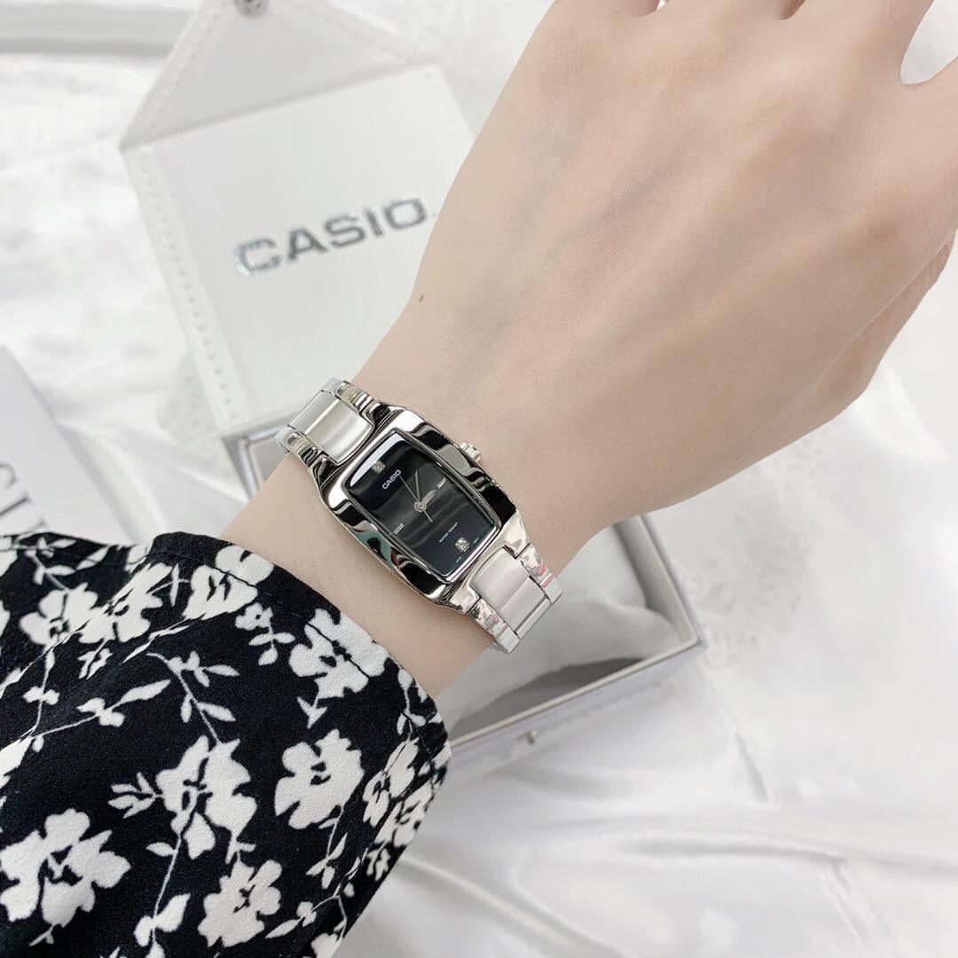Reloj Casio LTP-1165A-1C2DF Mujer Acero Plateado | CAS-M-77