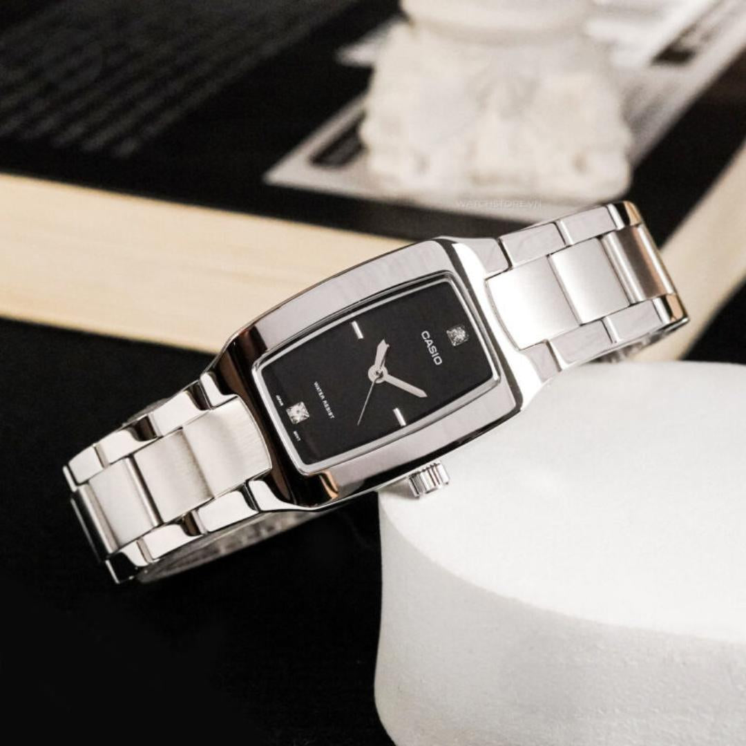 Reloj Casio LTP-1165A-1C2DF Mujer Acero Plateado | CAS-M-77