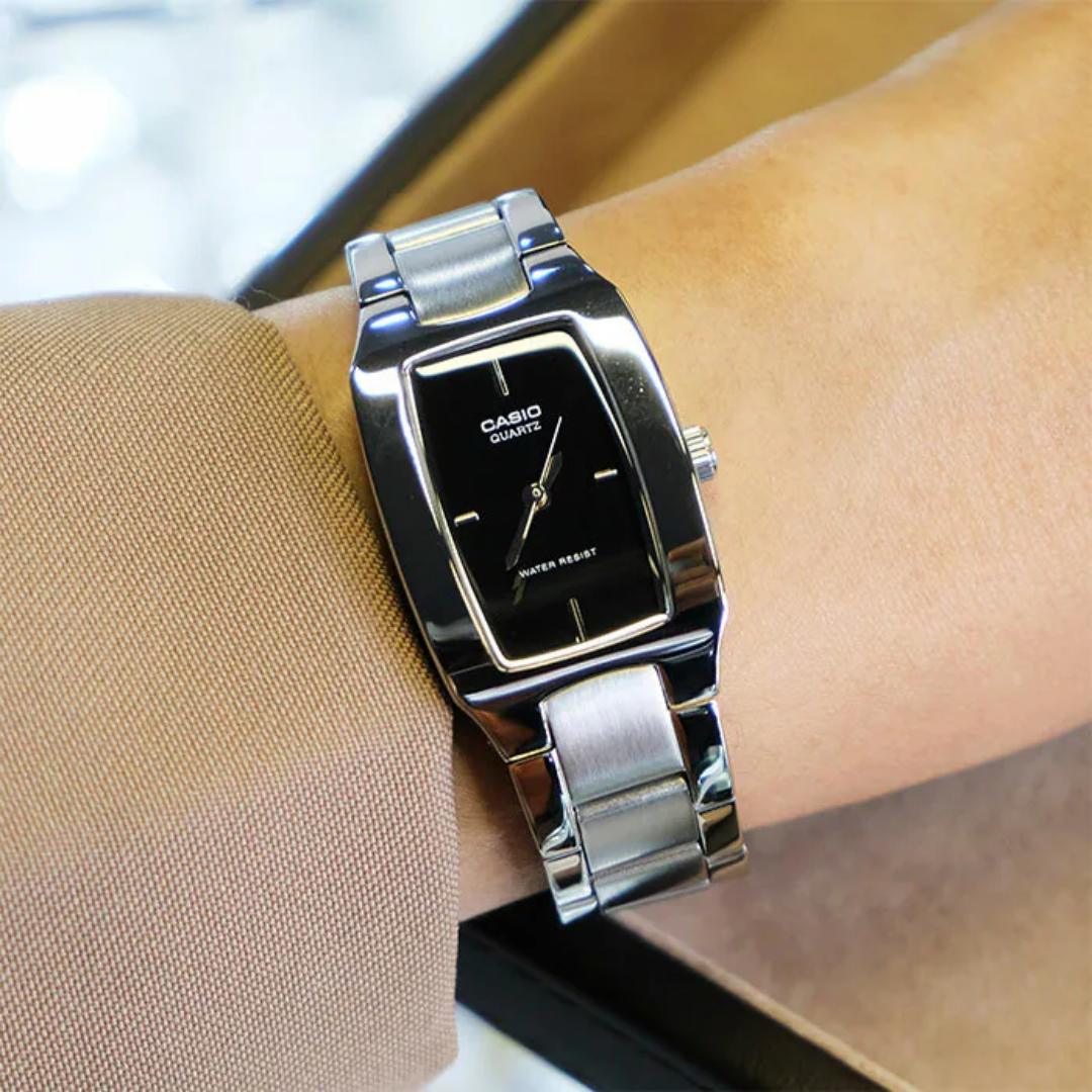 Reloj Casio LTP-1165A-1C2DF Mujer Acero Plateado | CAS-M-77