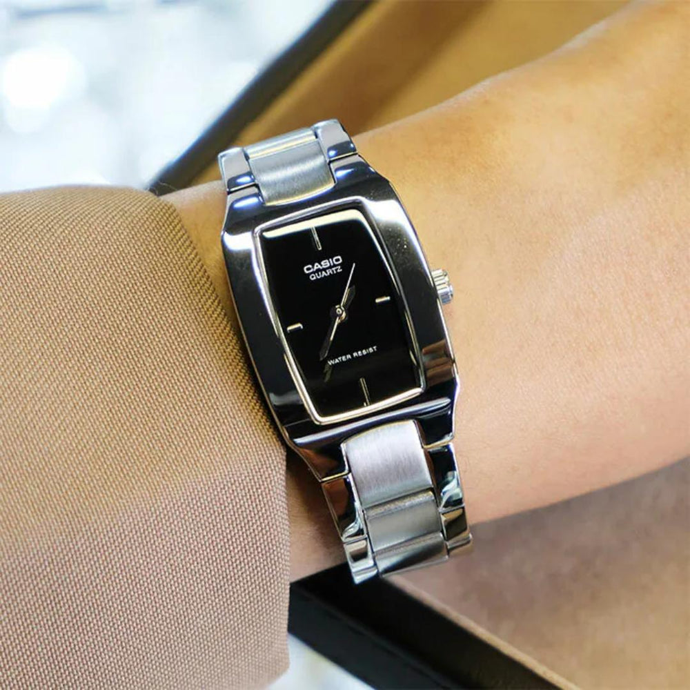Reloj Casio LTP-1165A-1C2DF Mujer Acero Plateado | CAS-M-77