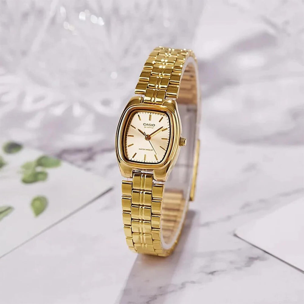 Casio LTP-1169N-9A mujer reloj dorado ideal para ocasiones formales y uso diario.