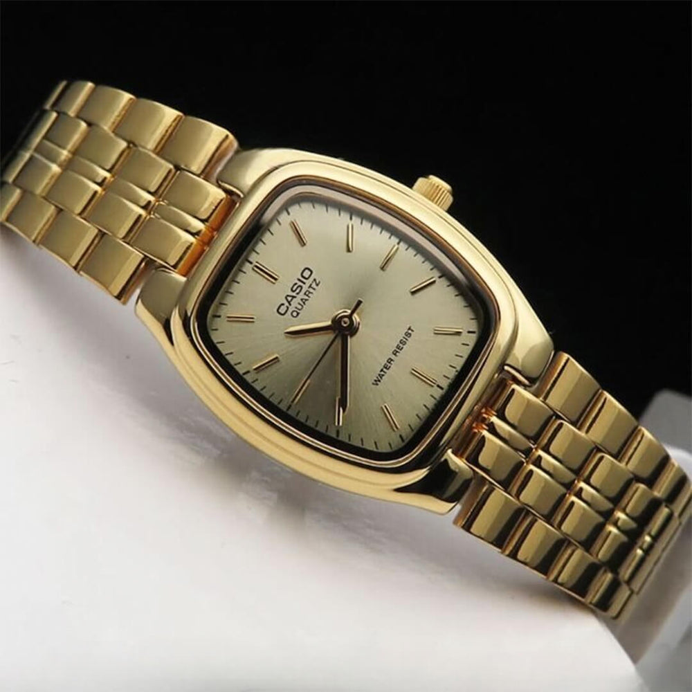 Reloj Casio LTP-1169N-9A original para mujer con acero inoxidable y cuarzo.