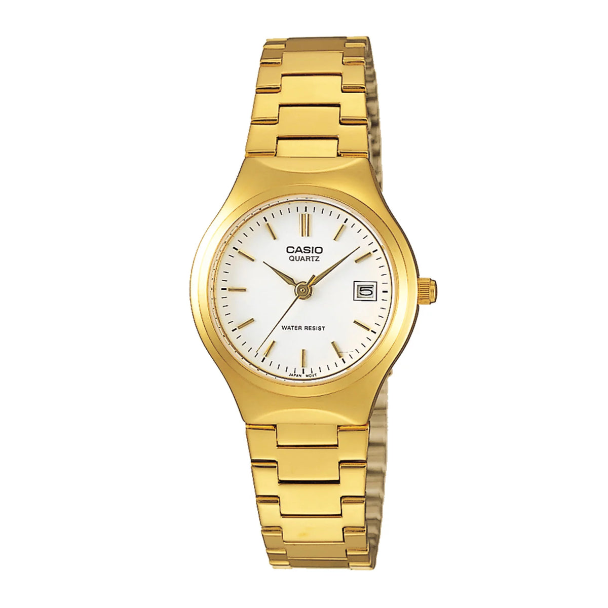 Reloj Casio LTP-1170N-7A dorado con esfera champán para mujer