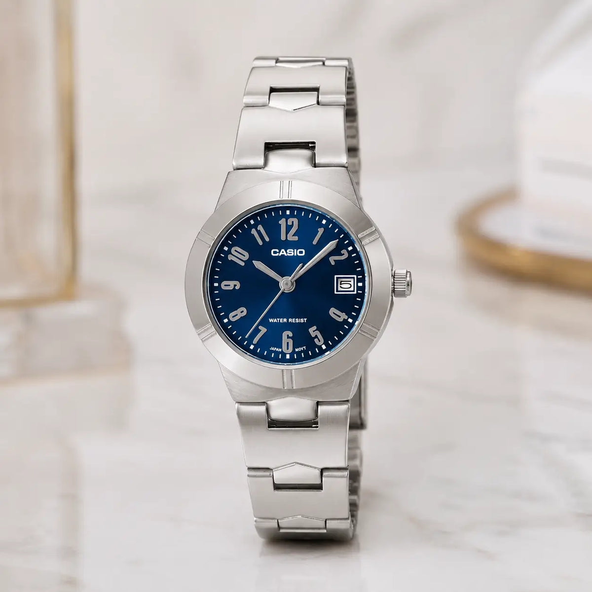 Reloj Casio LTP-1241D-2A2 Mujer Acero Plateado | CAS-M-23