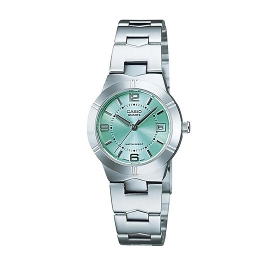 Reloj Casio LTP-1241D-3ADF para mujer de acero inoxidable.