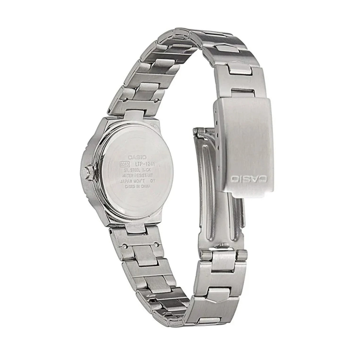 Reloj Casio LTP-1241D-3ADF Mujer Acero Plateado | CAS-M-73