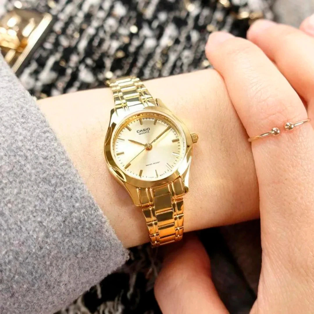 Reloj Casio LTP-1275G-9ADF Mujer Acero Dorado | CAS-M-88