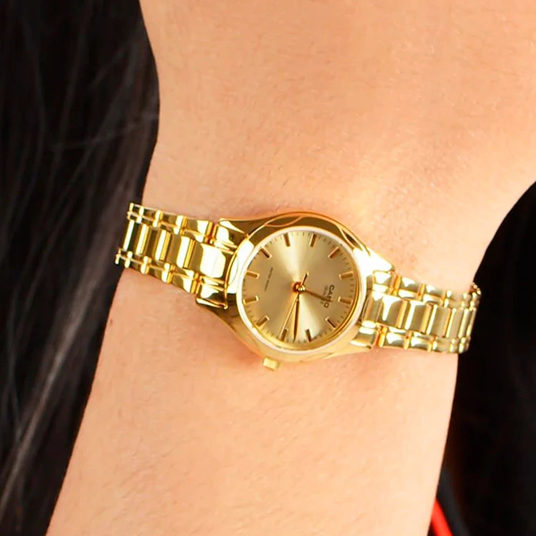 Reloj Casio LTP-1275G-9ADF Mujer Acero Dorado | CAS-M-88