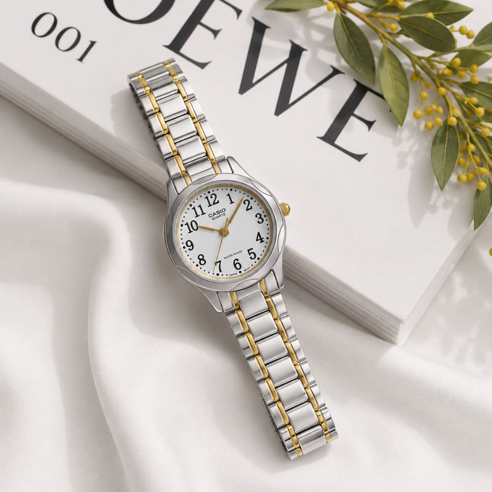 Reloj Casio LTP-1275SG-7B Mujer Acero Plateado | CAS-M-175