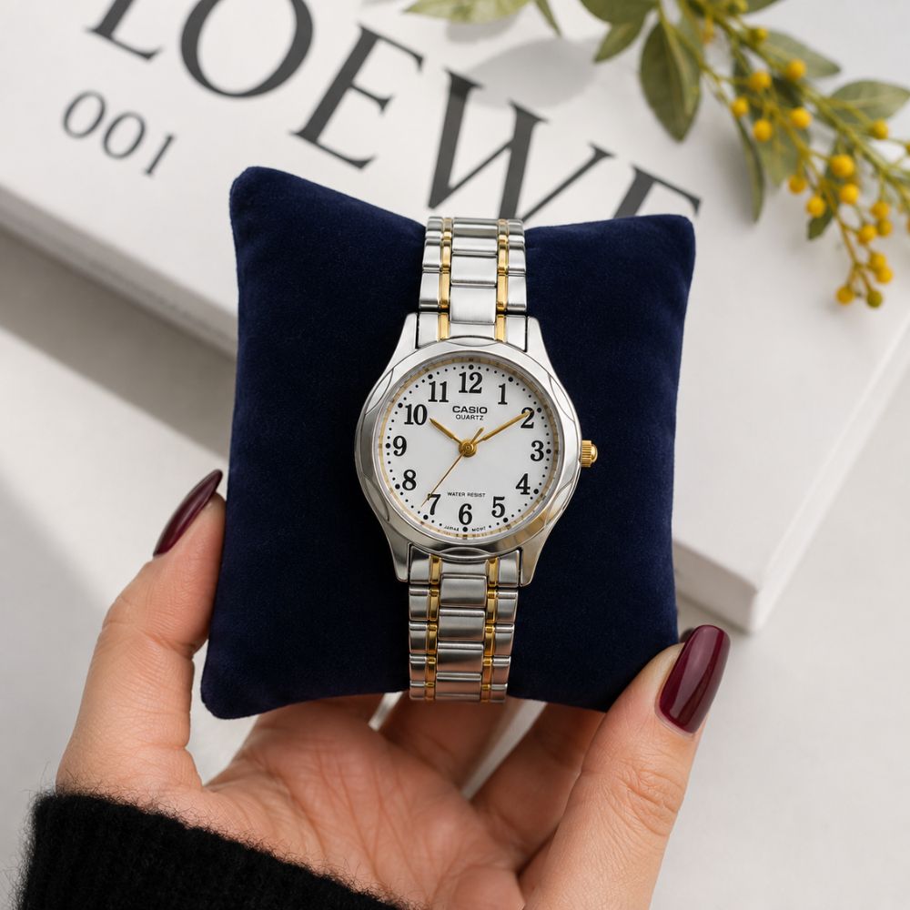 Reloj Casio LTP-1275SG-7B Mujer Acero Plateado | CAS-M-175
