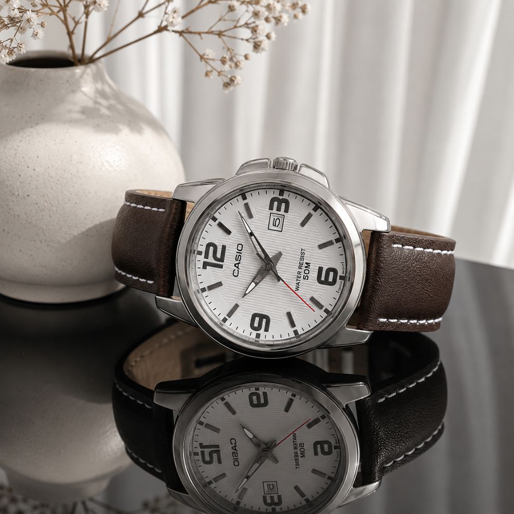 Reloj Casio LTP-1314L-7AV Mujer Cuero Marrón | CAS-M-164