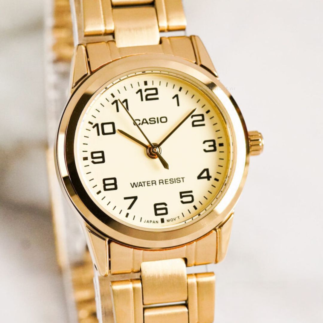 Reloj Casio LTP-V001G-9BUDFDI Mujer Acero Dorado | CAS-M-66
