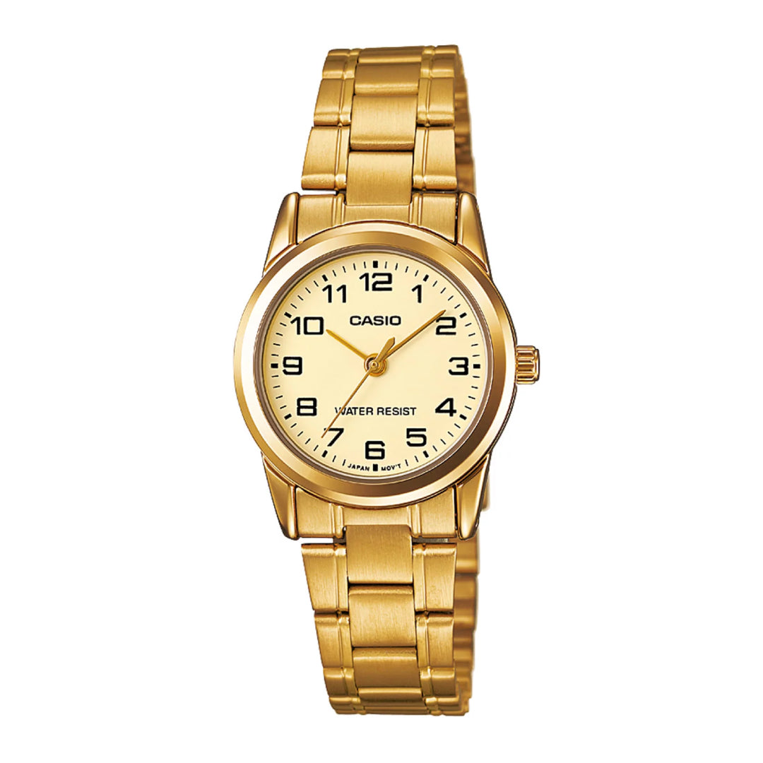 Reloj Casio LTP-V001G-9BUDFDI Mujer Acero Dorado | CAS-M-66