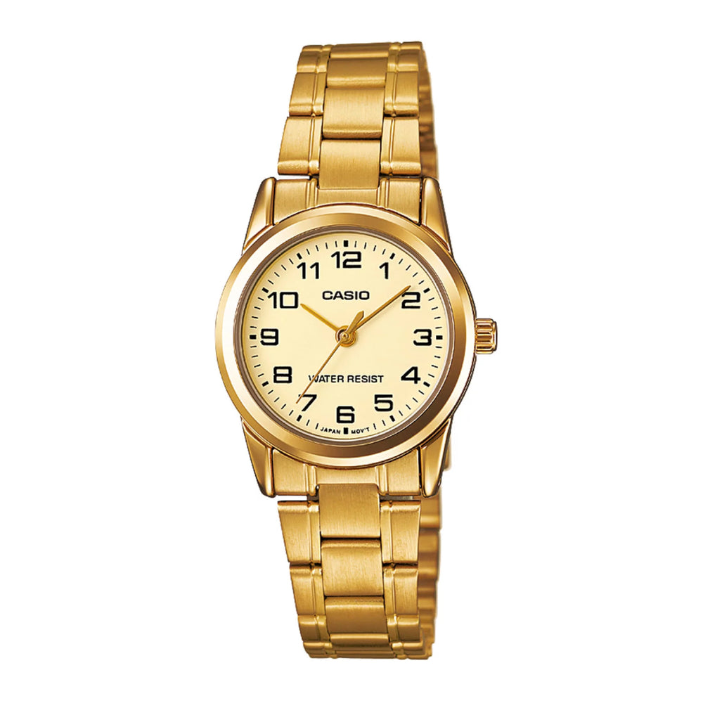 Reloj Casio LTP-V001G-9BUDFDI Mujer Acero Dorado | CAS-M-66
